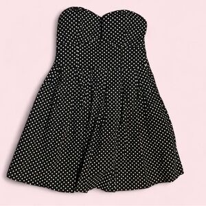 Rue21 Black and White Polka Dot Top